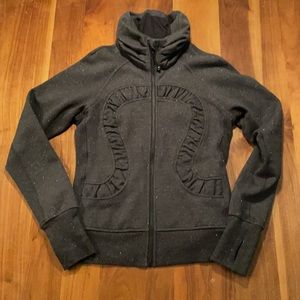 Lululemon Athletica Dark Gray Womens size 8 Sweatshirt Jacket